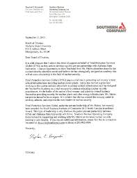 Asu Tpsg Nuclear Protection Academy Southern Company Letter