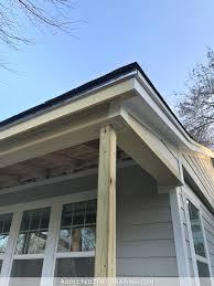New Porch Roof Trim Porch Column