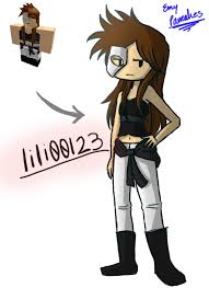 Draw your minecraft skin or roblox avatar. Roblox Avatar Lili00123 By Pancakesmadness On Deviantart