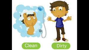 dirty clean for kids pre