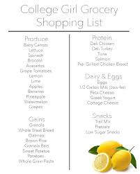 The Budget Friendly Diet Friendly College Girl Grocery Shopping