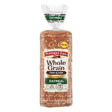 whole grain oatmeal bread thin sliced
