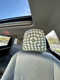 Car Headrest Cover Crochet Pattern