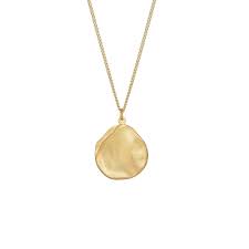 sline pendant 18ct gold plated