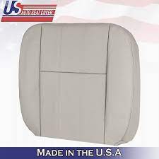 Passenger Top Leather Seat Cover Gray