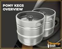 How much is a pony keg?