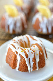 This mini bundt cake recipe offers three garnishing options for these adorable, delicious cakes: Mini Lemon Bundt Cakes Simply Whisked