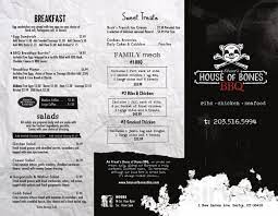 house of bones bbq menu in derby