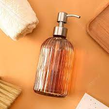 500ml Clear Glass Soap Dispenser With