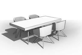 revit office furniture package 3d model