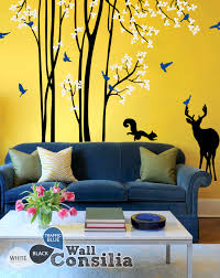 Living Room Wall Tree Decal With