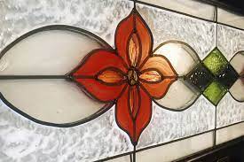 faux stained glass window urban