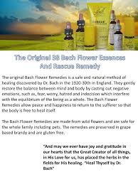 1 800 214 2850 The Original Bach Flower Remedies Pages 1