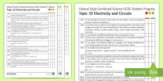 Combined Science Electricity