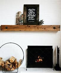hand crafted fireplace mantel
