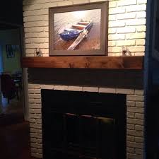 Fireplace Mantel Smooth Wood Finish Any