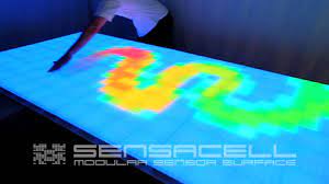 sensacell interactive led table rgb