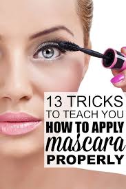 teach you how to apply mascara properly