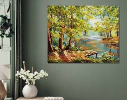 Abstract Forest Canvas Wall Art Canvas