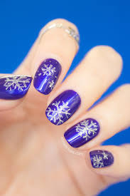 snowflake nails how to