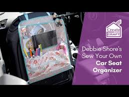 Car Seat Organiser Sewing Pattern