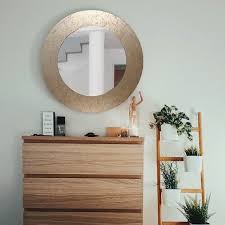Large Round Wall Mirror Gold Or Silver