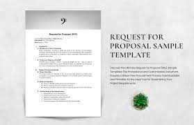 request for proposal sle template in