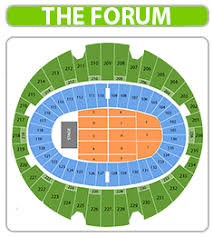 Los Angeles Forum Seating Chart With Seat Numbers
