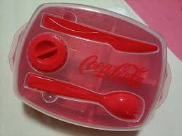 coca cola lunch box tupperware