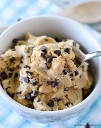Eggless Cookie Dough Without Chocolate Chips gambar png