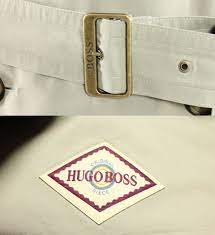 Vintage 80s Hugo Boss Trench Coat Swiss