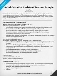 Executive Assistant Sample Resume Medical Receptionist