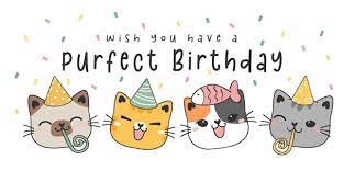 happy birthday cat images free
