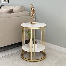 Handmade Round Coffee Table End Table