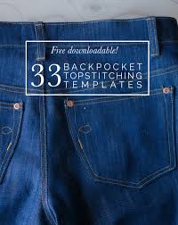 Free Downloadable 33 Back Pocket Designs Closet Case Patterns