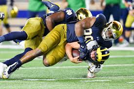 The notre dame fighting irish hockey returns home after a four game road trip for a series with the minnesot. Ofd Podcast Notre Dame S Brian Kelly Out Coached Jim Harbaugh One Foot Down