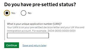 Pre Settled Status App gambar png