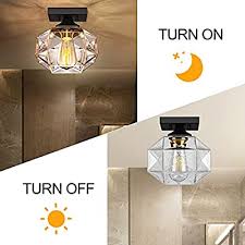 flush mount light fixture with