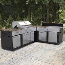 Aspen outdoor kitchen island the aspen outdoor kitchen island has all the amenities for both yourself and your guests! Master Forge Corner Modular Outdoor Kitchen Set Outdoor Kitchen Grill Modular Outdoor Kitchens Prefab Outdoor Kitchen