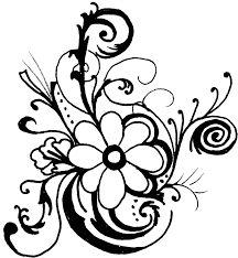 Free flower black and white transparent background. Download Hd Black And White Flower Border Clipart Clip Art Transparent Png Image Nicepng Com