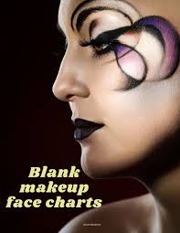 blank makeup face charts paperback
