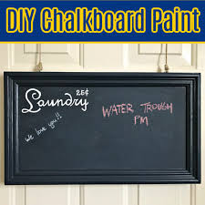 Easy Diy Latex Chalkboard Paint