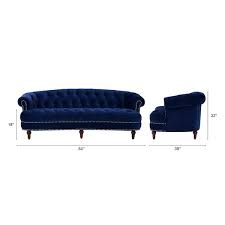 Seater Chesterfield Sofa With Nailheads