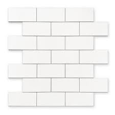 These decorative backsplash tiles can be used in your kitchen, bathroom, and more. Dip Design Is Personal Dip White Subway Tile 12 In X 12 In Self Adhesive Pvc Backsplash Mskl K1b The Home Depot In 2021 Stick On Tiles Peel N Stick Backsplash Peel Stick Backsplash