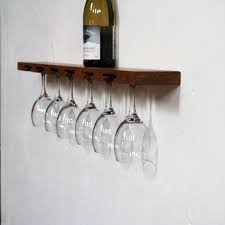 Wine Glasses Glassware Storage Bar Wall