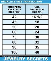 European Ring Size Translation Chart Jewelry Secrets