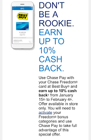 We did not find results for: Get 10 Cash Back When You Use Chase Pay At Best Buy Intelligent Offers