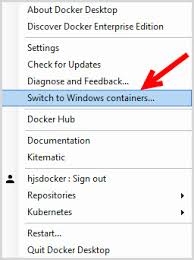 docker desktop for windows echo