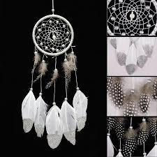 Popular decor feather home of good quality and at affordable prices you can buy on aliexpress. Dream Catcher With White Feathers Wall Hanging Decor Ornament Handmade Gift Homedecoraccessories Ornament Decor Home Decor Accessories Hanging Wall Decor