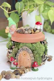 Flower Pot Fairy Garden House The